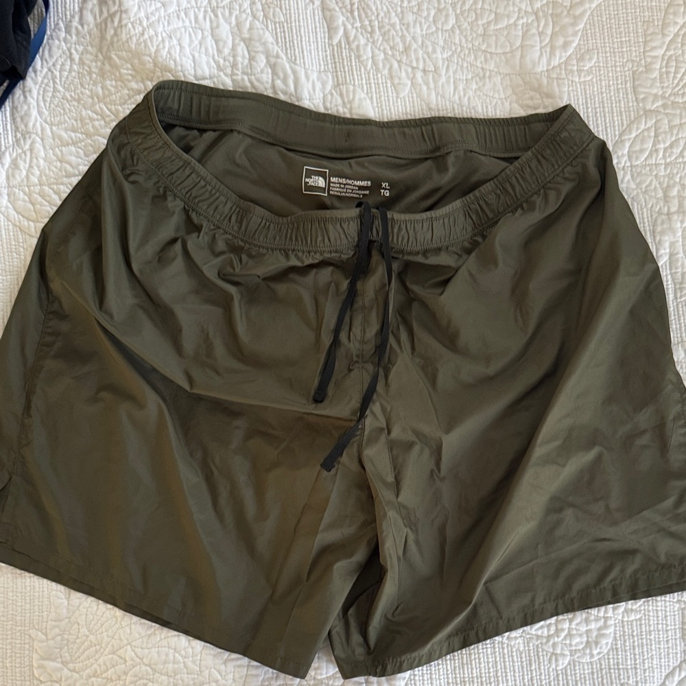 The North Face Olive Green Athletic Shorts